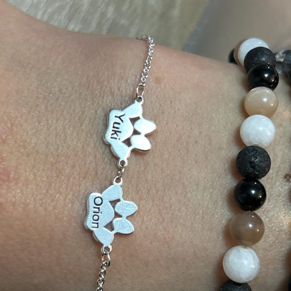 Anklet Foot Chain - Bracelet de cheville personnalisé avec empreinte