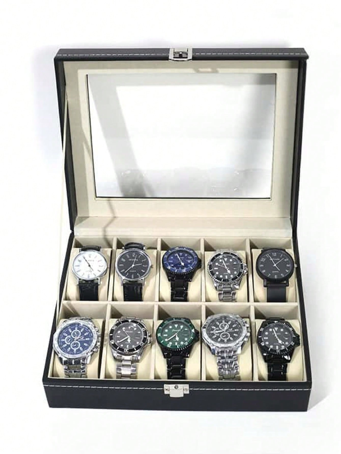 Jewelry With Watches - Boîte à montres en cuir avec
