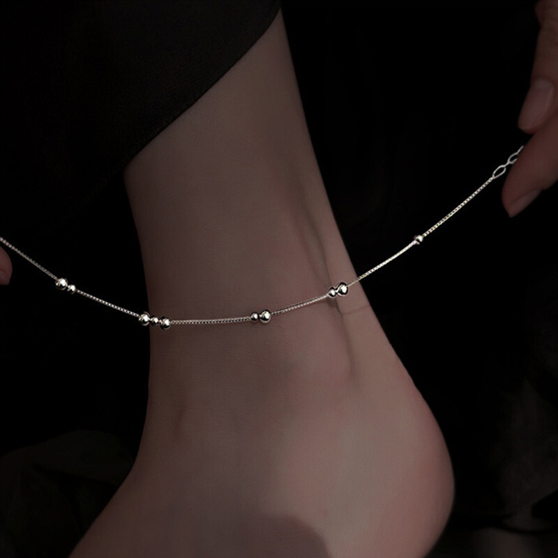 Anklet Foot Chain - Chaîne de cheville en argent Sterling
