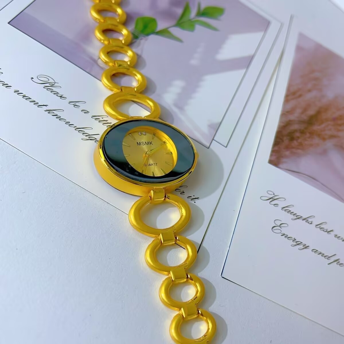 Jewelry With Watches - Montre américaine plaquée or 24 carats,
