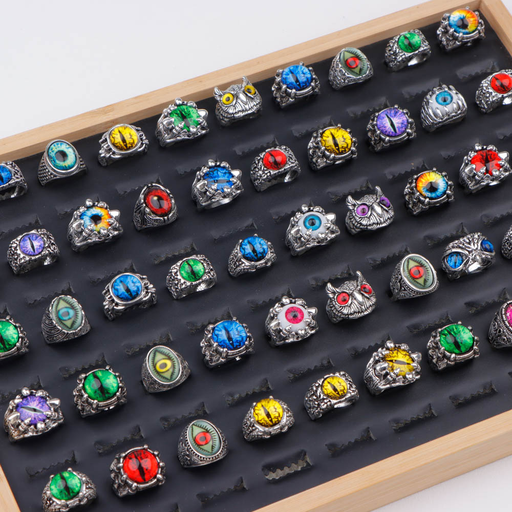 10/20/30/50 pièces/lot mode Pu - Gothic Skull Ring avis et prix