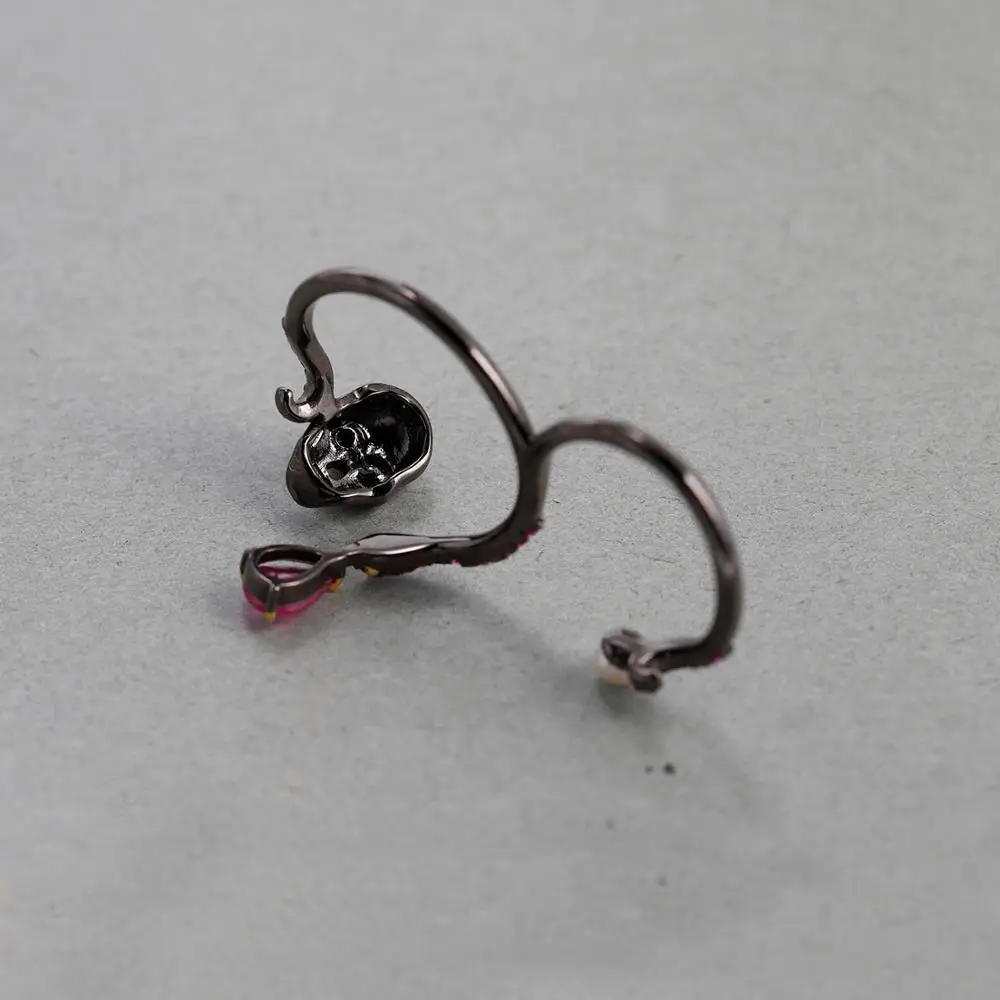GEM'S BALLET-Bague tête de mor - Gothic Skull Ring avis et prix