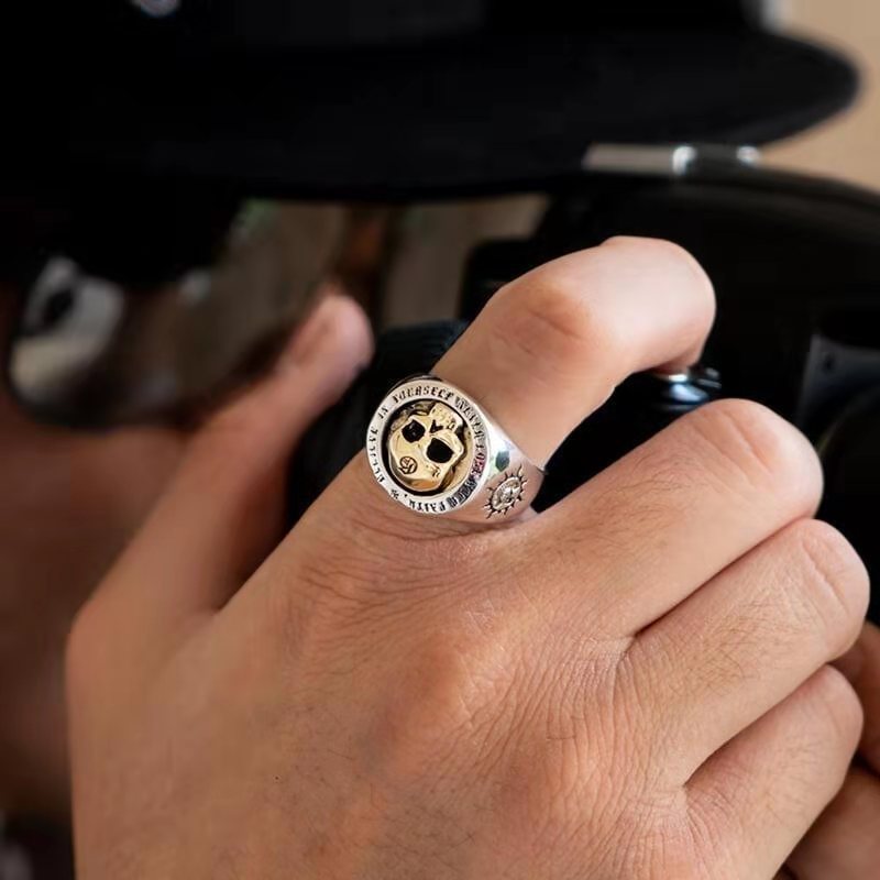 Bague en argent Sterling S925  - Gothic Skull Ring avis et prix