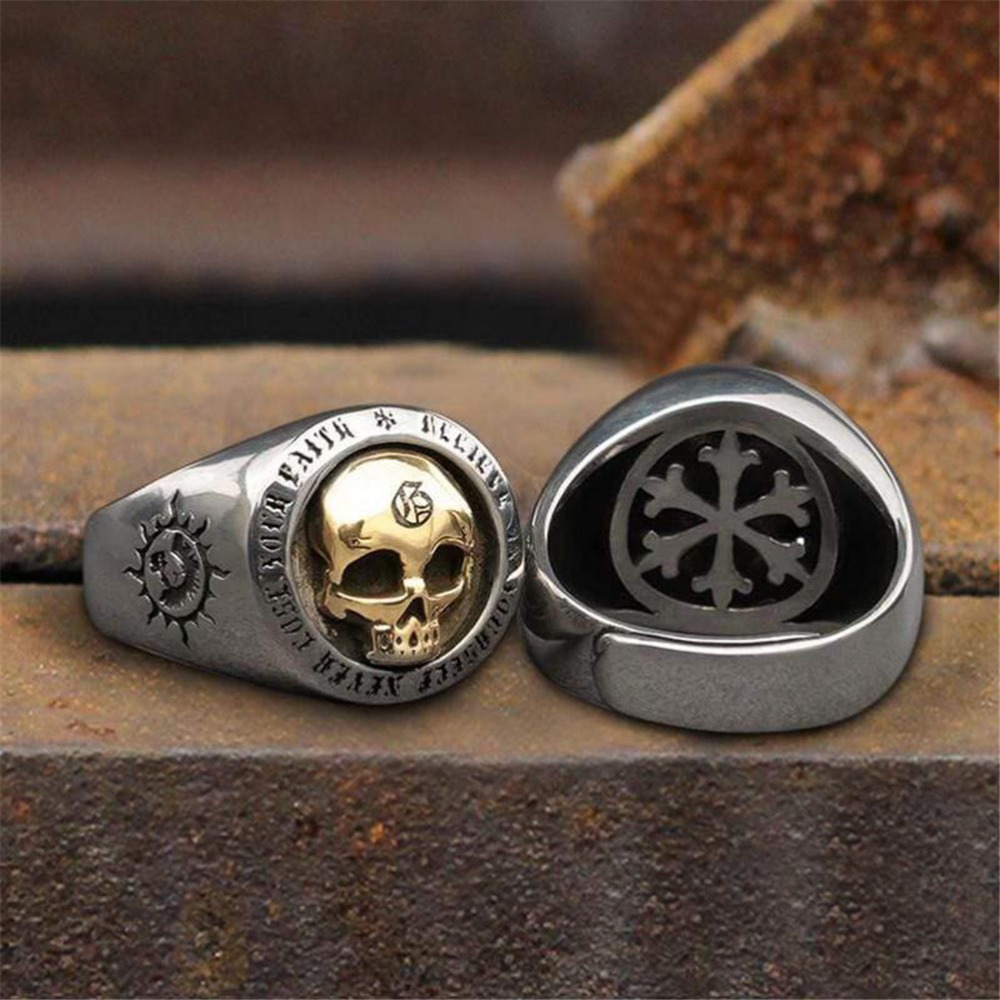 Bague en argent Sterling S925  - Gothic Skull Ring avis et prix