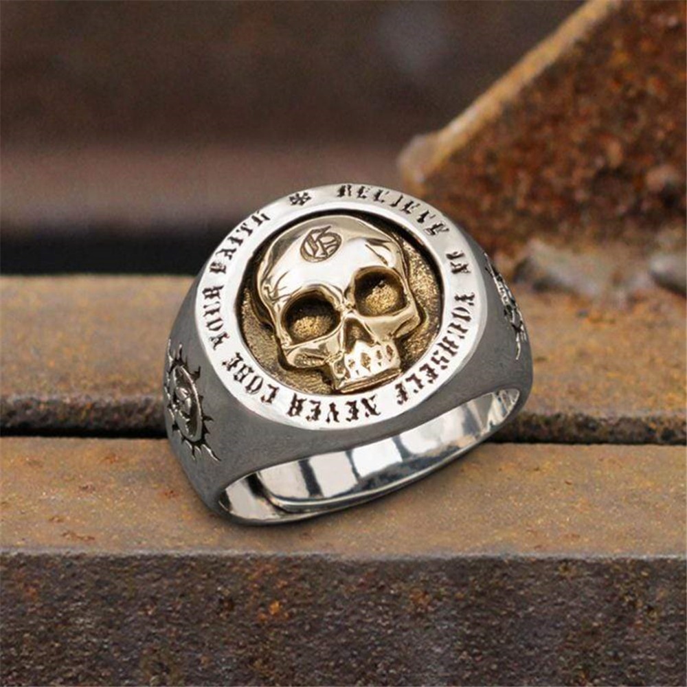 Bague en argent Sterling S925  - Gothic Skull Ring avis et prix
