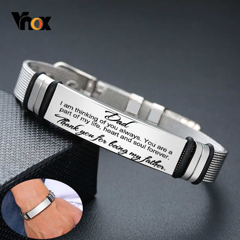 Vnox-Bracelets en acier inoxyd - Jewelry Clasp Watches avis et prix