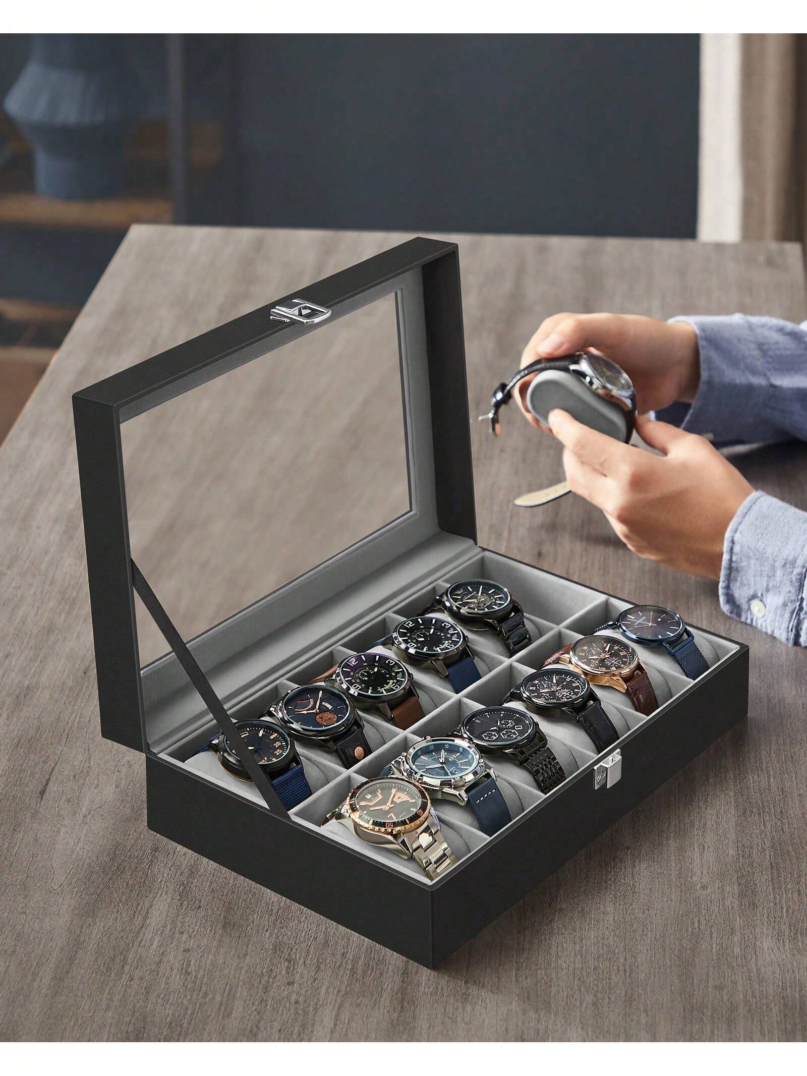 Boîte à montres verrouillable  - Jewelry With Watches avis et prix