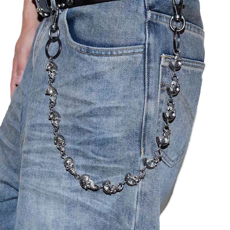 Porte-clés Crâne, Chaîne de Po - Gothic Skull Ring avis et prix