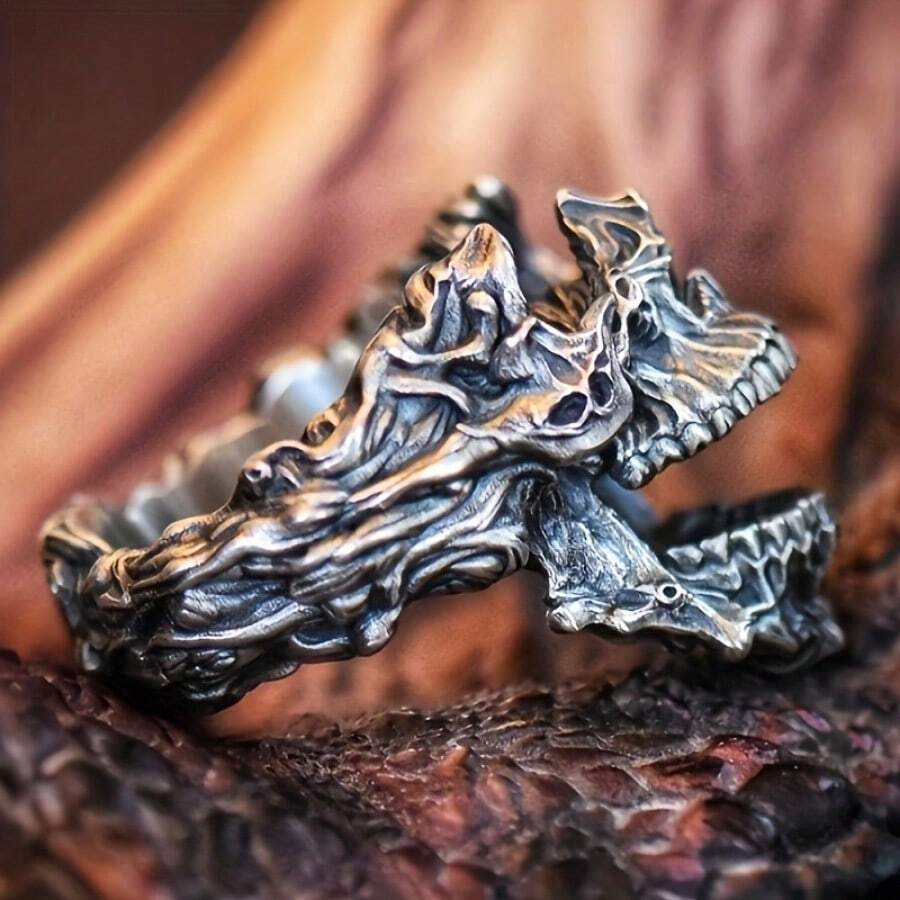 Bague vintage gothique masque  - Gothic Skull Ring avis et prix
