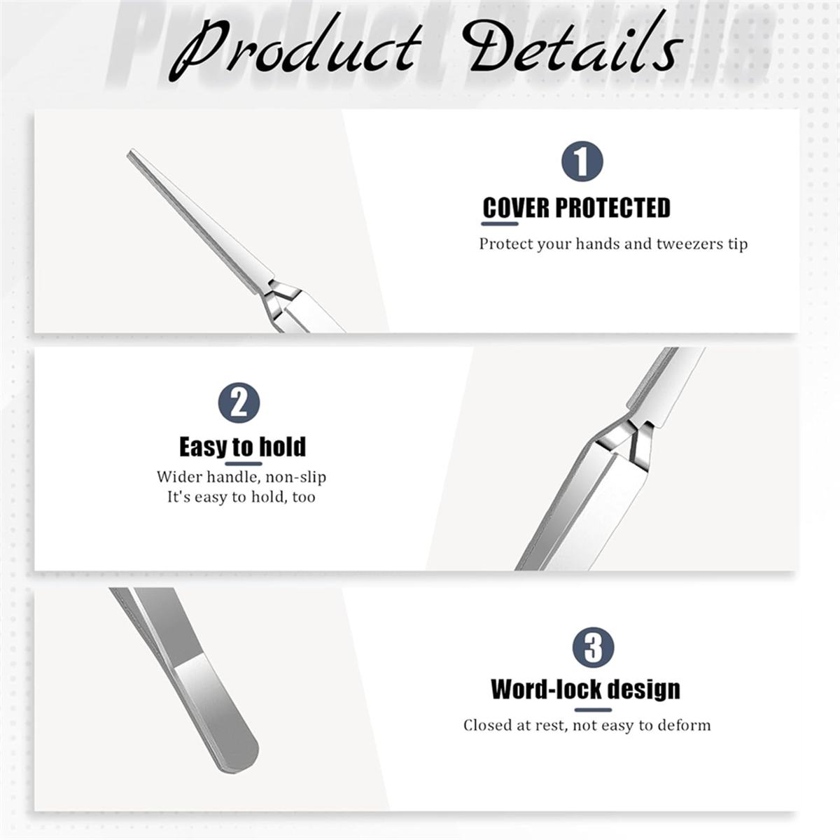 Pincettes artisanales, 6 pièce - Jewelry Watch Making avis et prix
