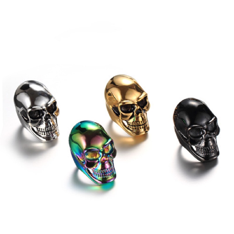 Nouvelle bague pour homme et g - Gothic Skull Ring avis et prix