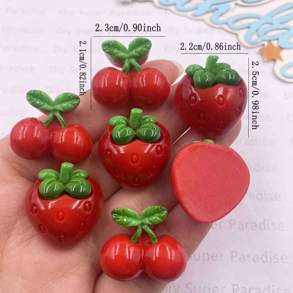 8 pièces résine Kawaii coloré  - Paradise Jewelry & Watches Llc avis et prix