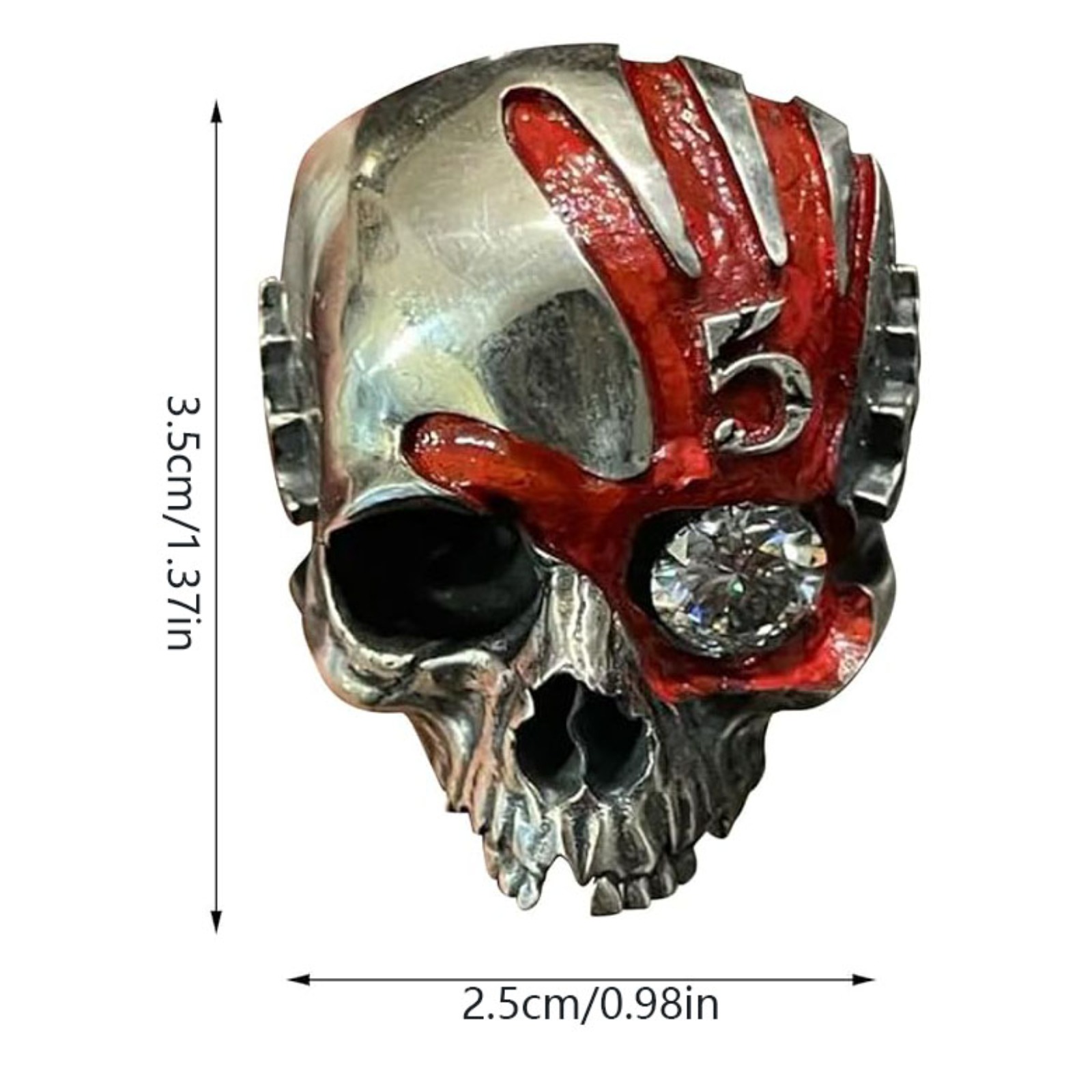 Bague Crâne à Cinq Doigts, Bag - Gothic Skull Ring avis et prix