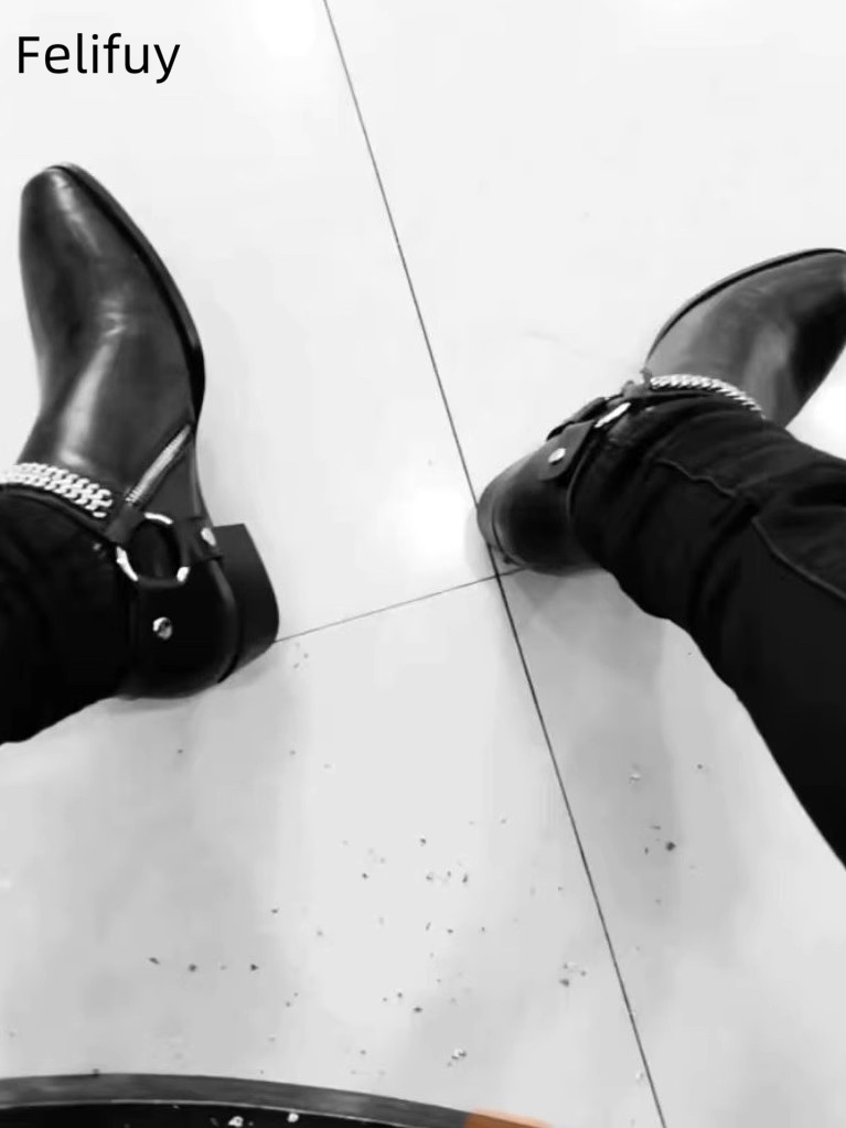 EquiMen-Bottes en cuir véritab - Anklet Foot Chain avis et prix
